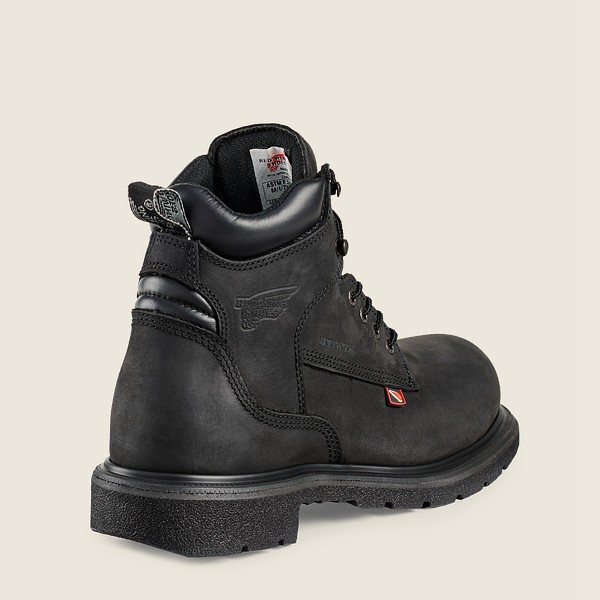 Botas de Seguridad Red Wing Hombre Negros - Dynaforce® - 6-Inch Waterproof Toe - 173-IOAUWX